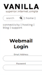 Mobile Screenshot of mail.vanilla.co.za